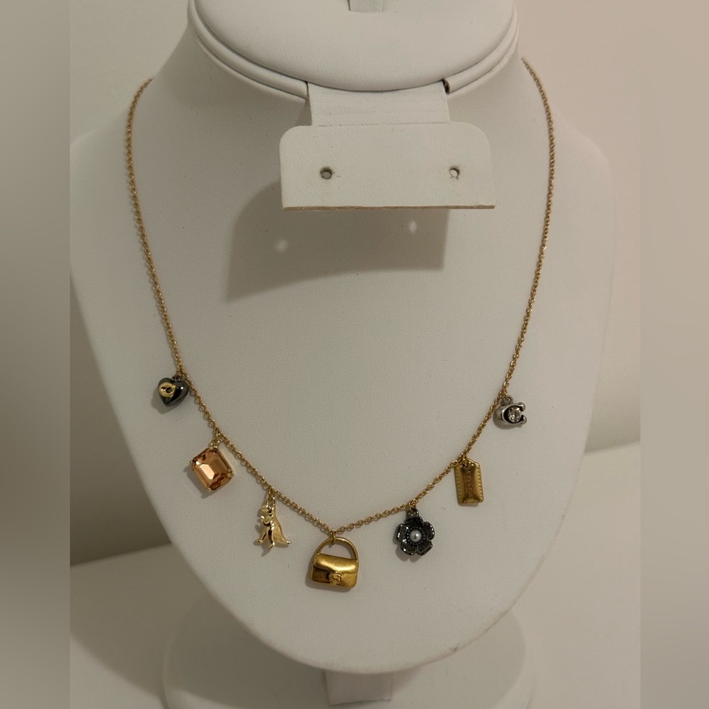 Coach Mini Handbag Charm Necklace - Picture 3 of 4